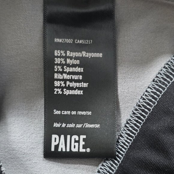 PAIGE Elmwood Jogger Pants Mens 34 Shark Fin Grey Pockets Stretch Transcend Knit - Picture 12 of 16